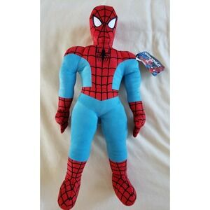 Marvel Spiderman Body Pillow Superman Hero Boys Kids Plush Soft Cuddle Toy New